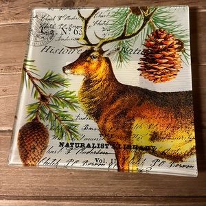 Michael Design works Balsam Fir 6 x 6 glass plate